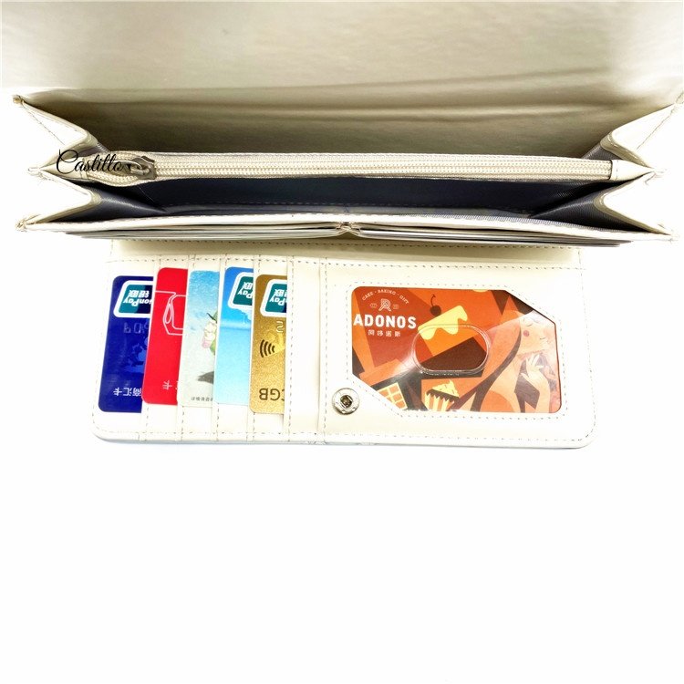 Woman wallet with flower printing